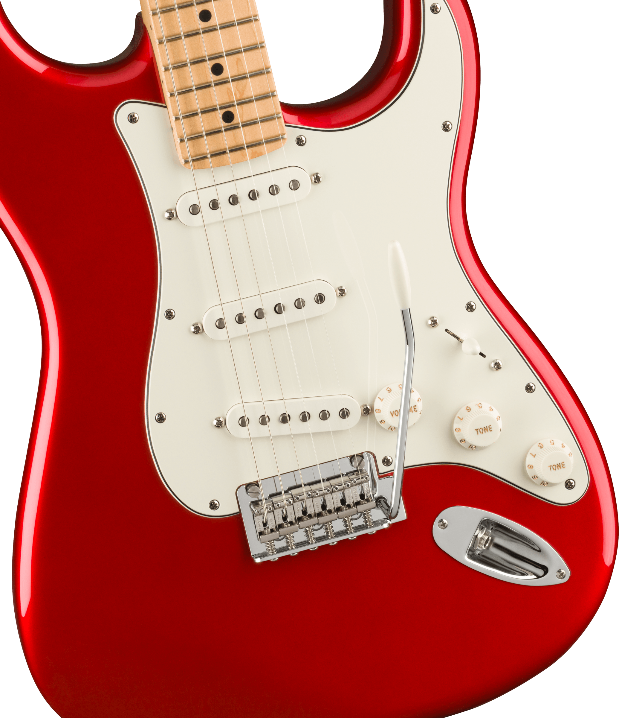 Fender Strat Player Mex 2023 3s Trem Mn - Candy Apple Red - Guitare Électrique Forme Str - Variation 2