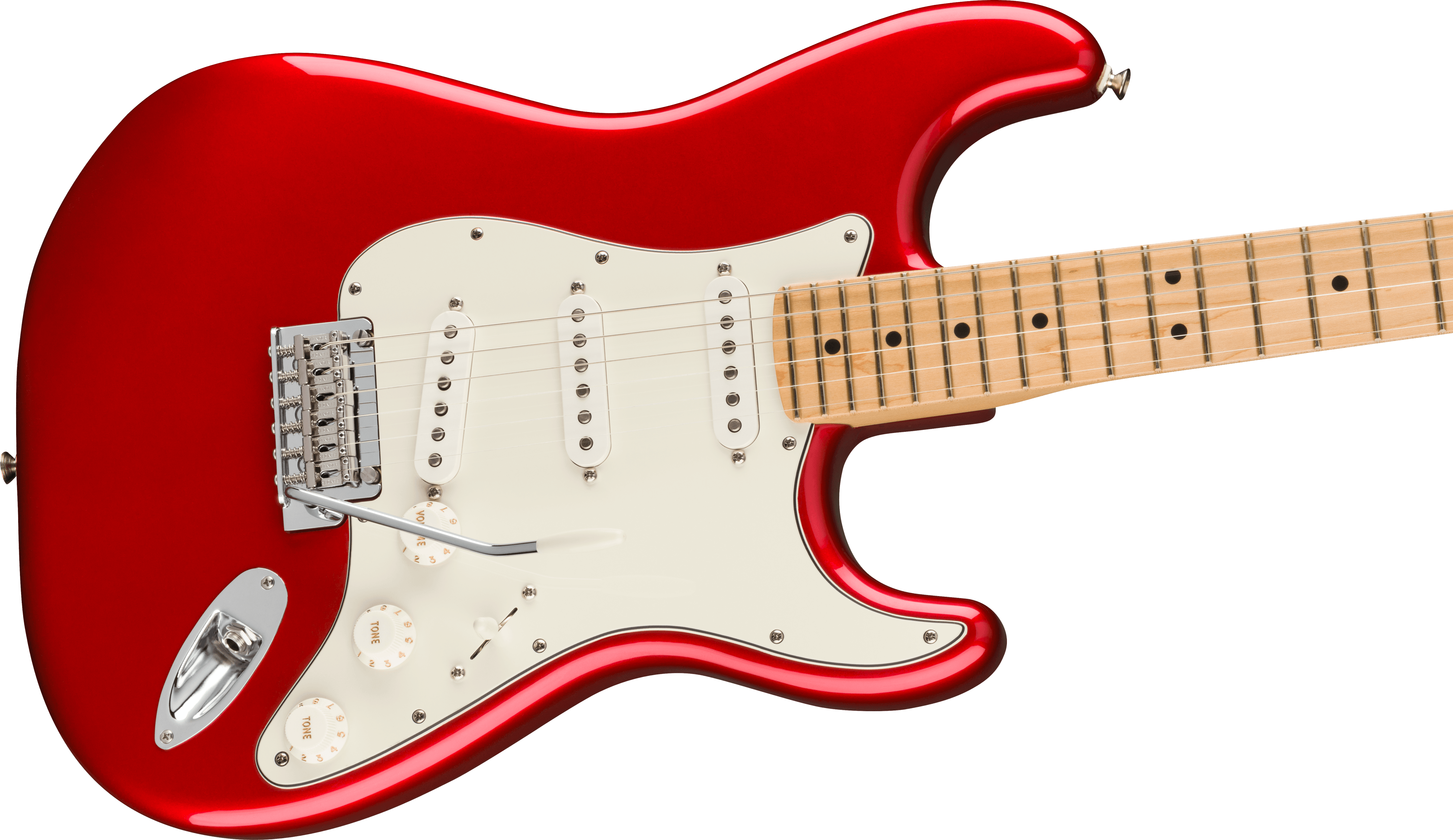 Fender Strat Player Mex 2023 3s Trem Mn - Candy Apple Red - Guitare Électrique Forme Str - Variation 3