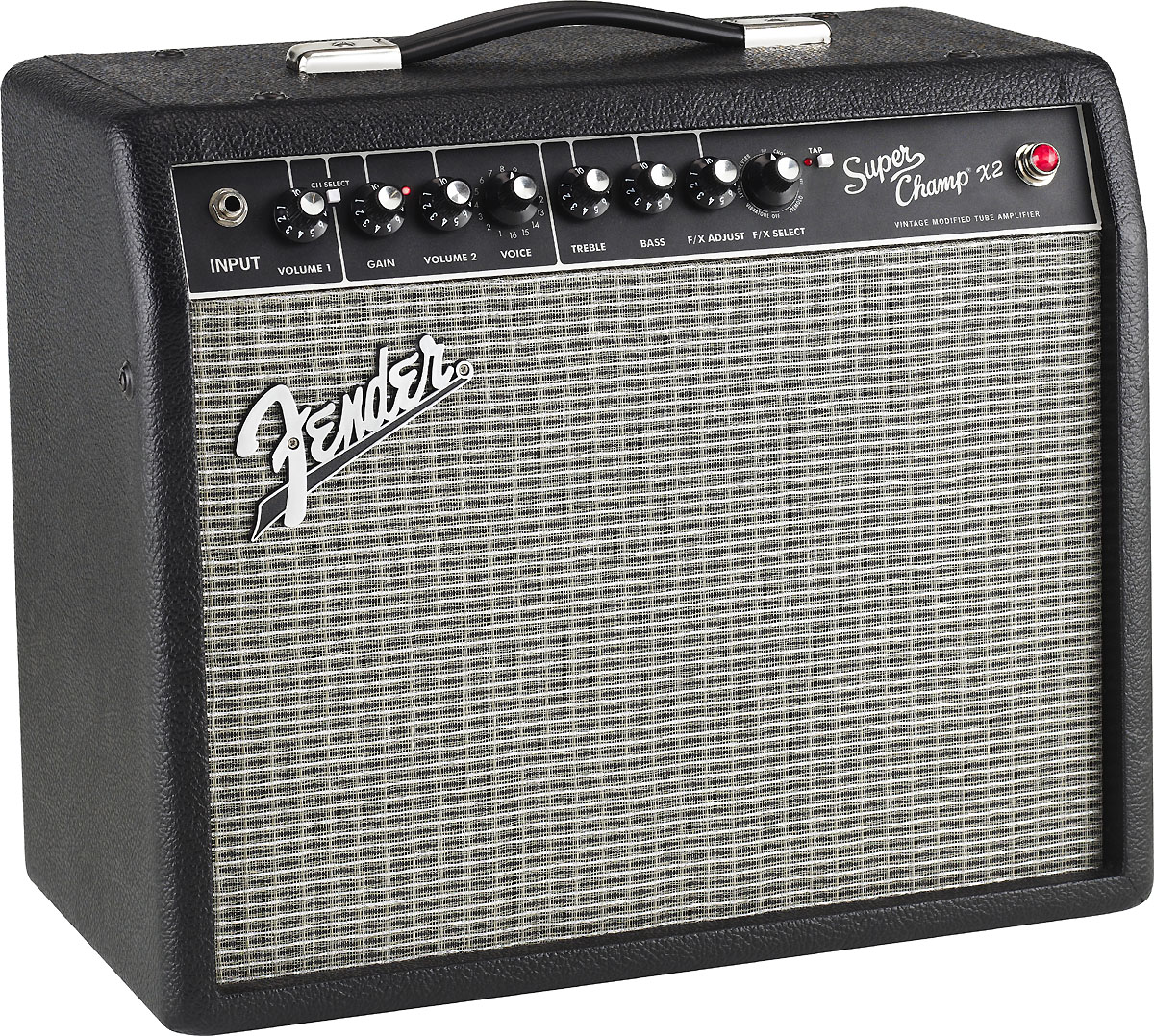 Fender Super Champ X2 2012 15w 1x10 Black - Ampli Guitare Électrique Combo - Variation 1