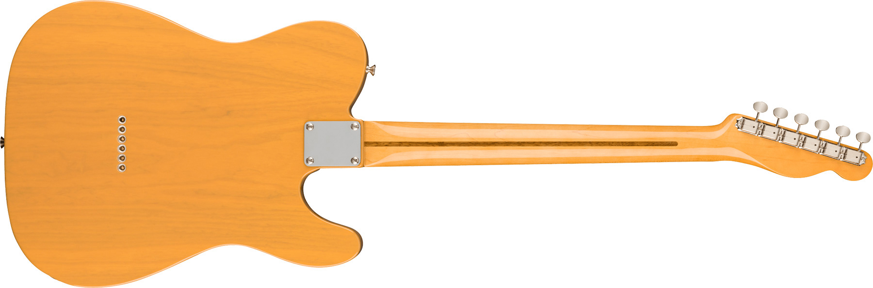 Fender Tele 1951 American Vintage Ii Lh Gaucher 2s Ht Mn - Butterscotch Blonde - Guitare Électrique Gaucher - Variation 1