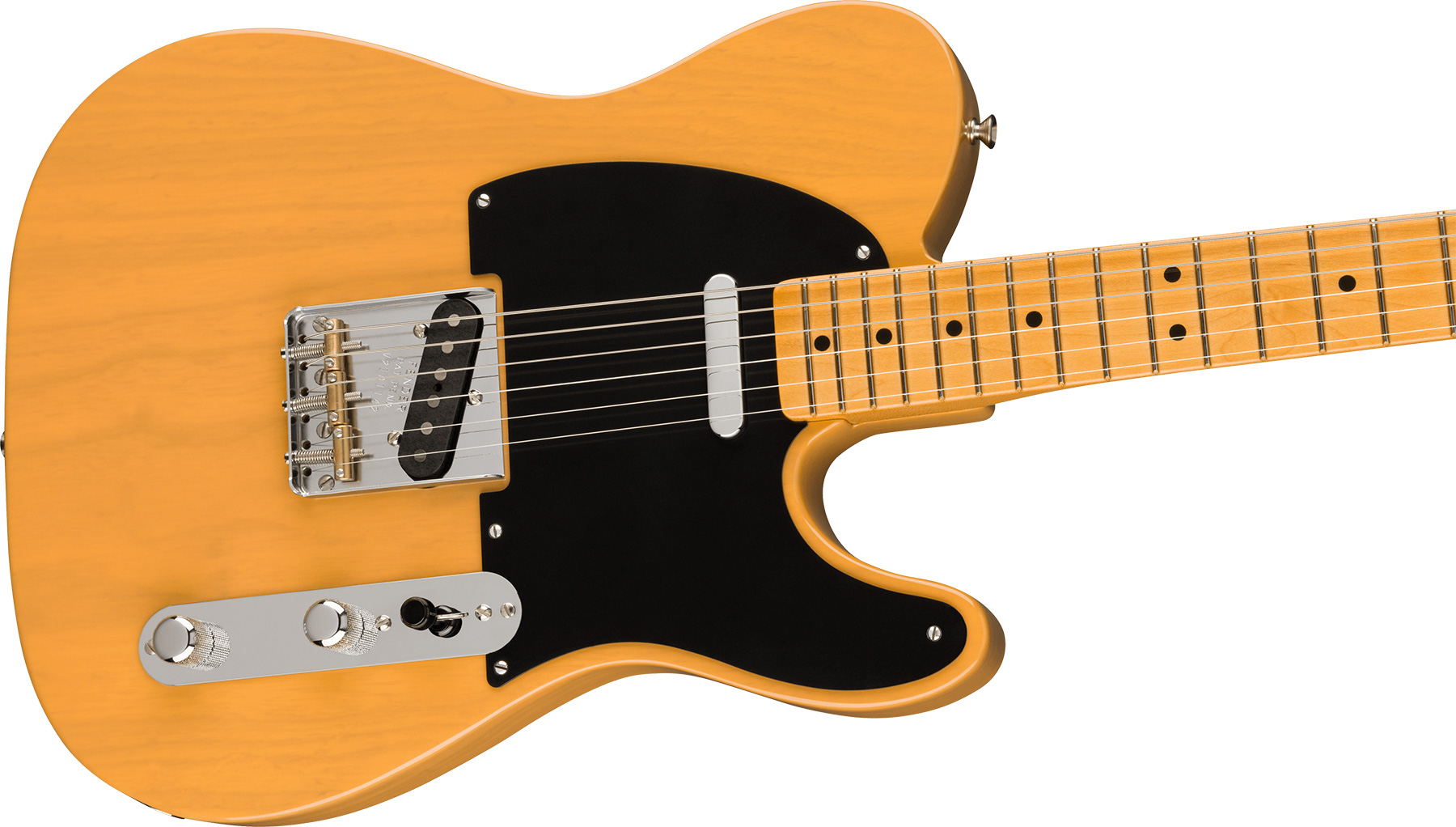 Fender Tele 1951 American Vintage Ii Usa 2s Ht Mn - Butterscotch Blonde - Guitare Électrique Forme Tel - Variation 2