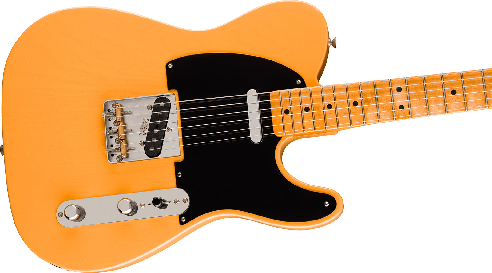 Fender Tele 1951 Vintera Ii Roadworn 75th Ann. Mex 2s Ht Mn - Butterscotch Blonde - Guitare Électrique Forme Tel - Variation 3