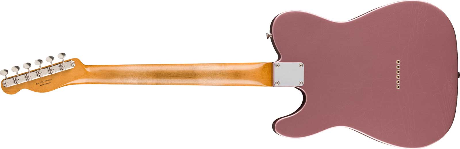 Fender Tele 60s Road Worn Vintera 2 Ltd Mex 2s Ht Rw - Burgundy Mist Metallic - Guitare Électrique Forme Tel - Variation 1