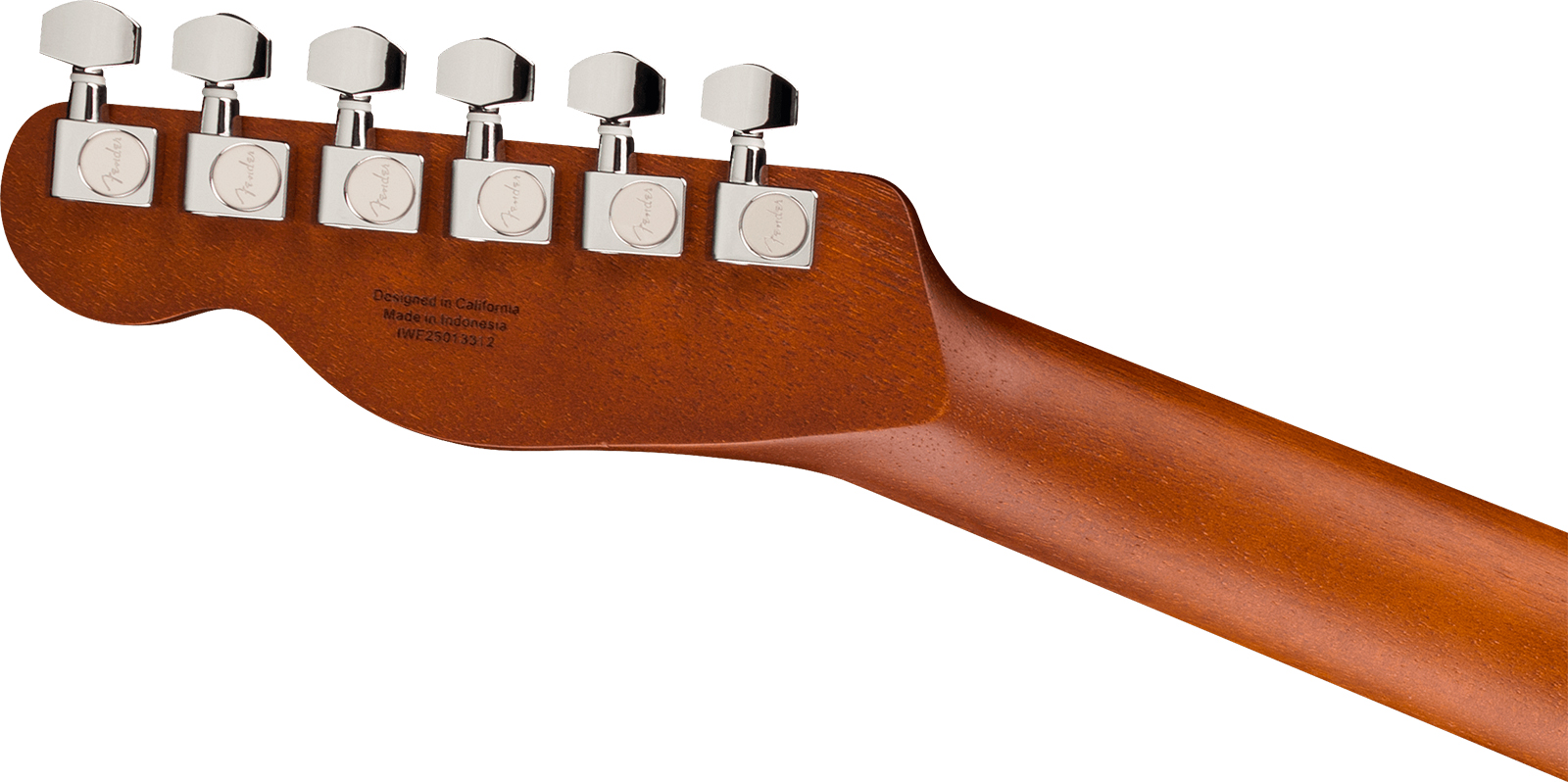 Fender Tele Acoustasonic Standard Ltd Ind Epicea Nyatoh Rw - Lake Placid Blue - Guitare Folk - Variation 3
