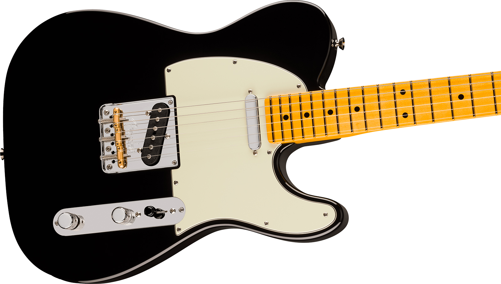 Fender Tele American Pro. Usa  2s Ht Mn - Black - Guitare Électrique Forme Tel - Variation 2