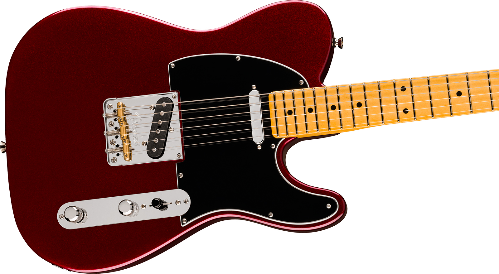 Fender Tele American Pro. Usa  2s Ht Mn - Oxblood - Guitare Électrique Forme Tel - Variation 2
