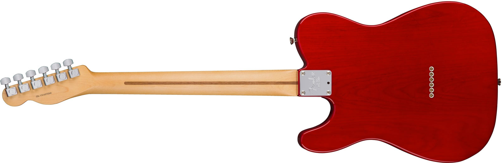 Fender Tele American Professional 2s Usa Rw - Crimson Red Transparent - Guitare Électrique Forme Str - Variation 1