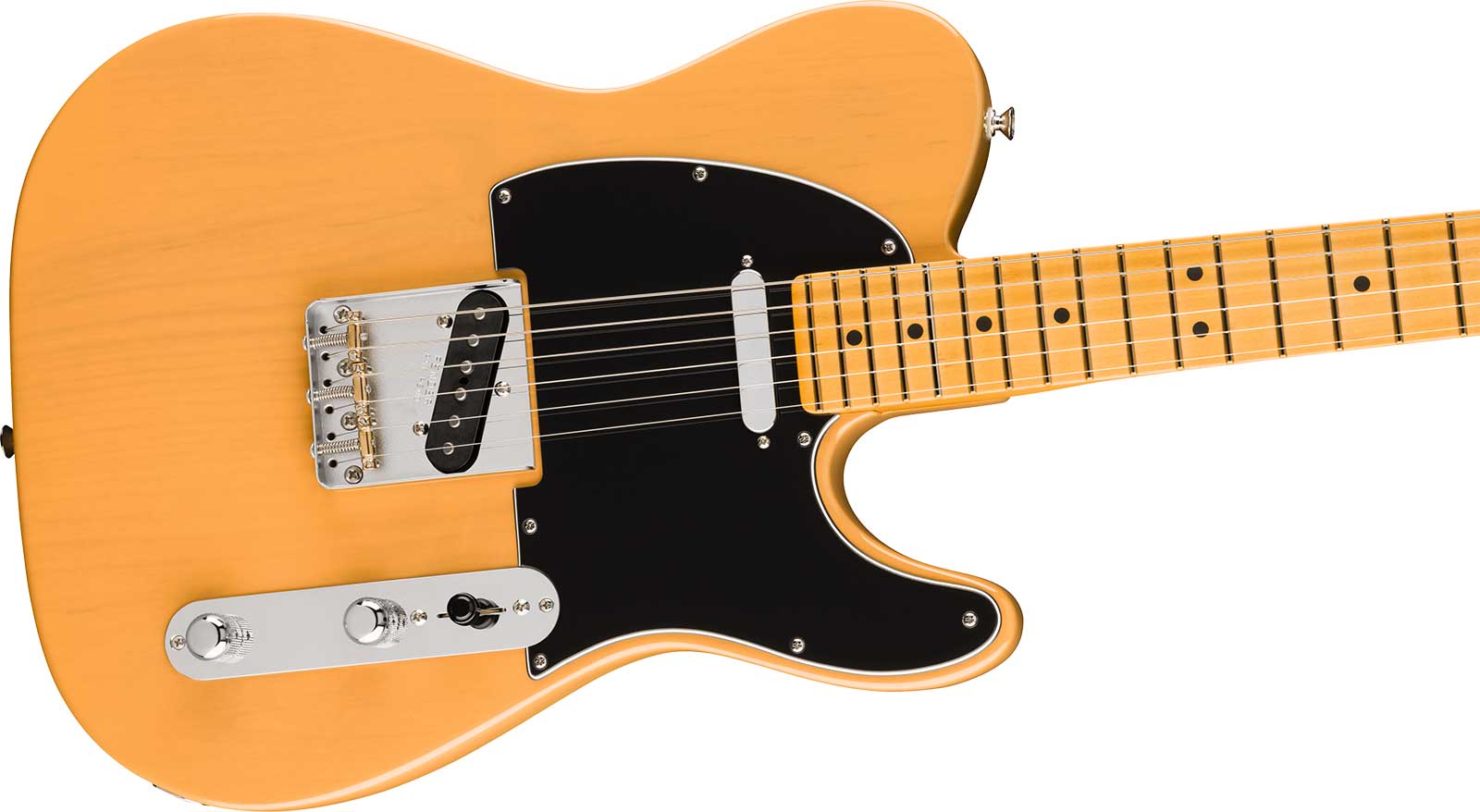 Fender Tele American Professional Classic Usa 2s Ht Mn - Butterscotch Blonde - Guitare Électrique Forme Tel - Variation 2