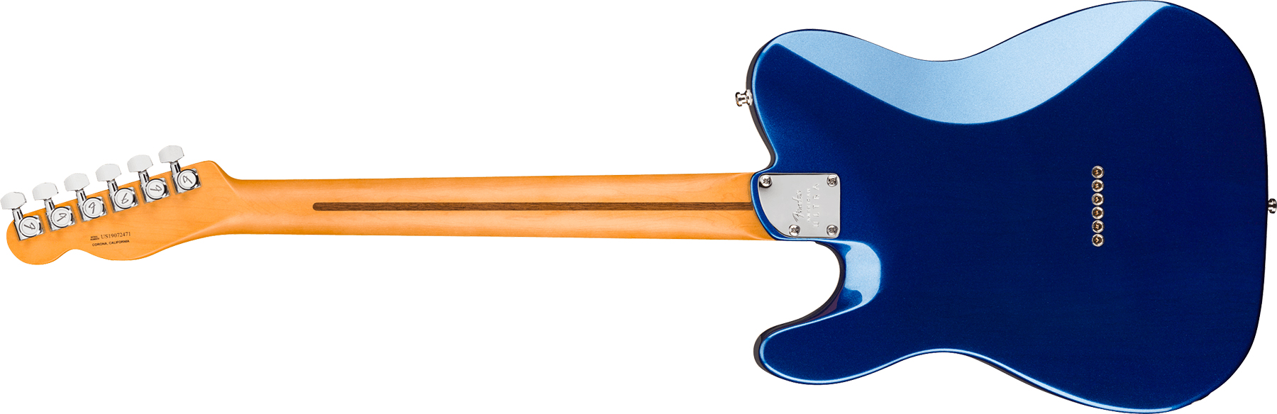 Fender Tele American Ultra 2019 Usa Mn - Cobra Blue - Guitare Électrique Forme Tel - Variation 1