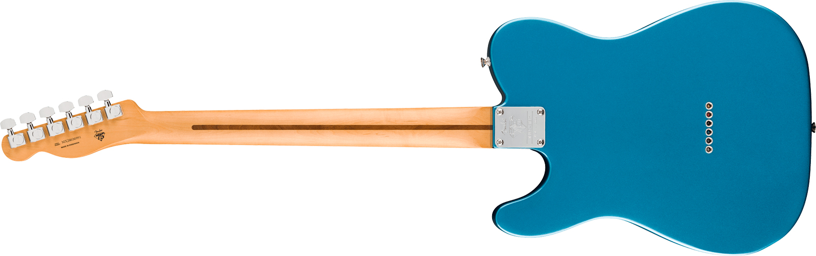 Fender Tele Baritone Player Ii 75th Ann. Mex 2s Ht Mn - Lake Placid Blue - Guitare Électrique Forme Tel - Variation 1