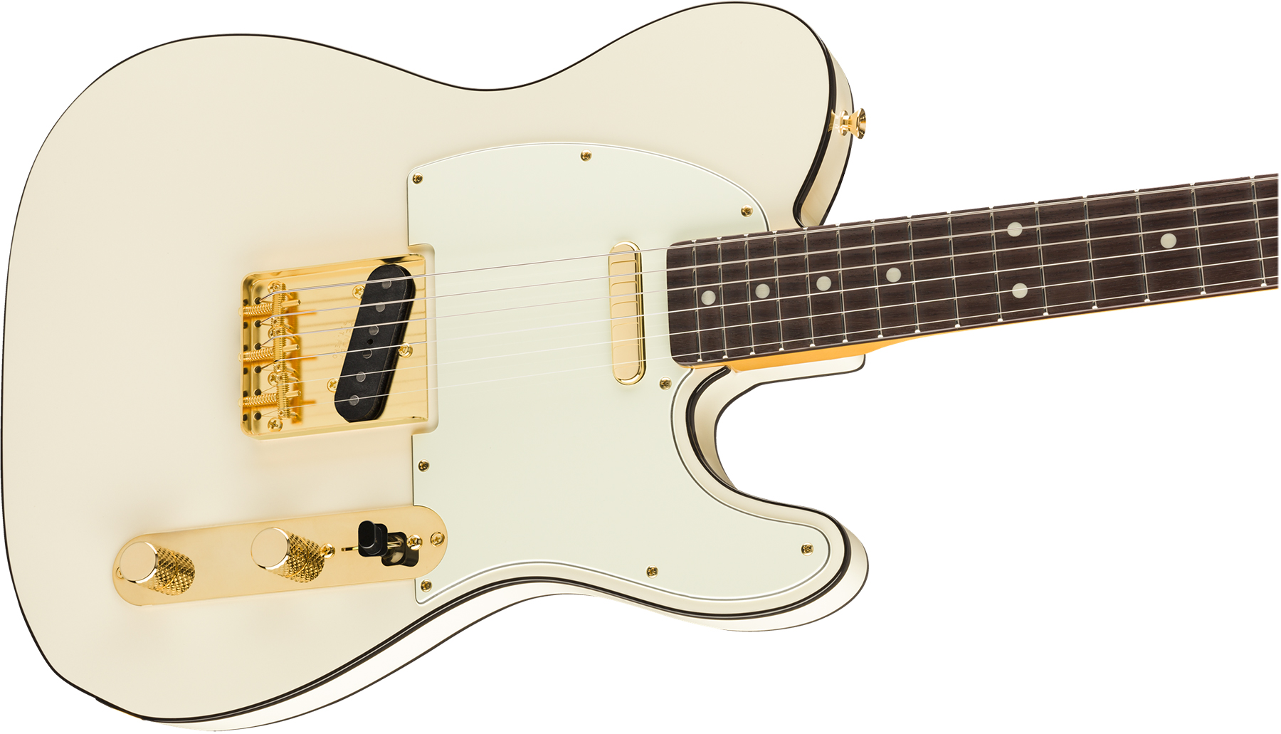 Fender Tele Daybreak Ltd 2019 Japon Gh Rw - Olympic White - Guitare Électrique Forme Tel - Variation 2