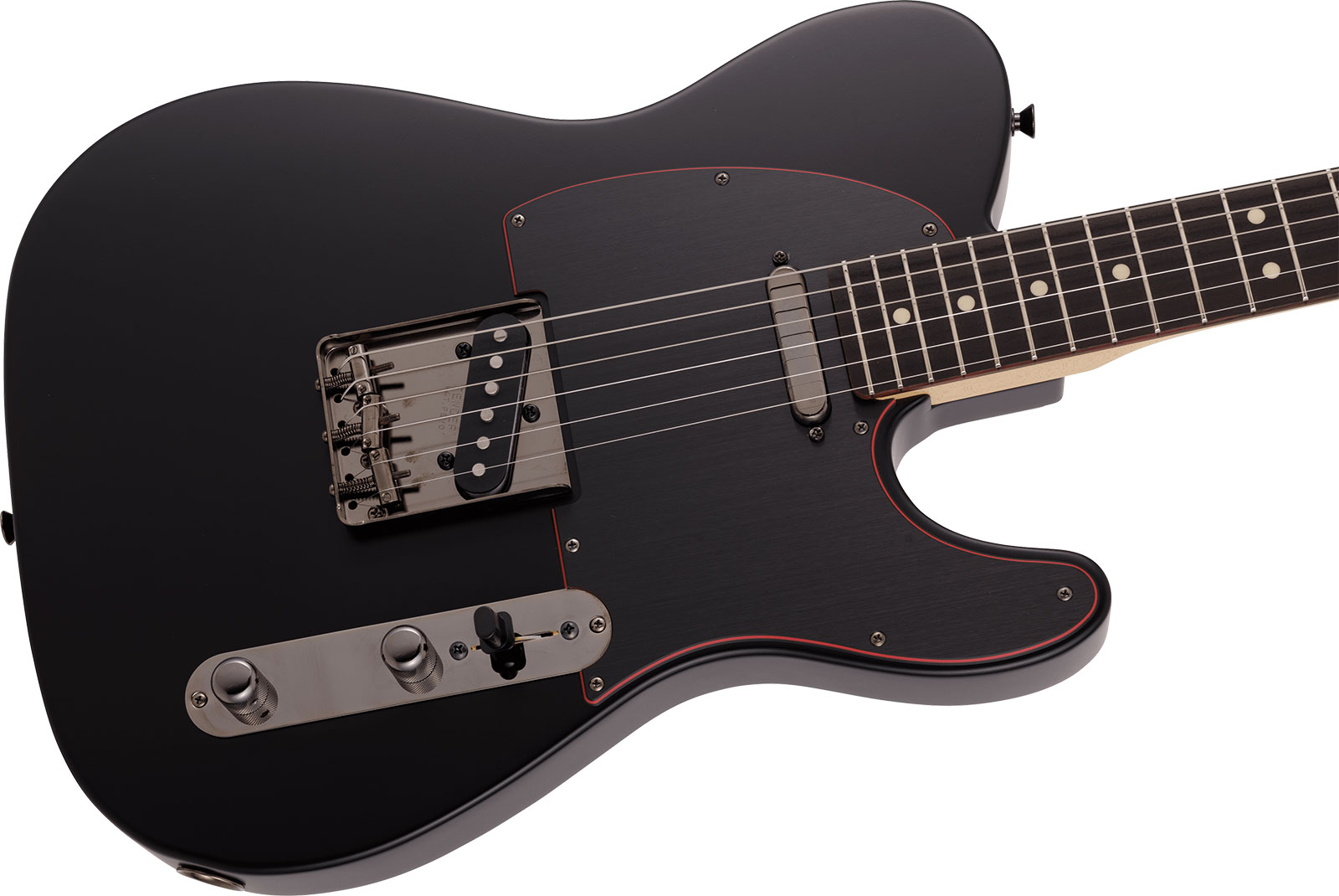 Fender Tele Hybrid Ii Jap 2s Ht Rw - Satin Black - Guitare Électrique Forme Tel - Variation 2