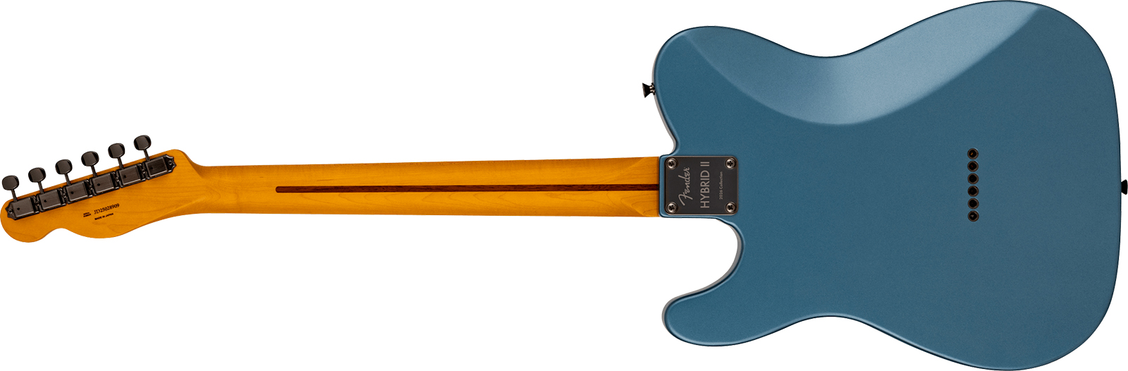 Fender Tele Hybrid Ii Mij Ltd Jap 2s Ht Mn - Matte Aero Blue Satin Metallic - Guitare Électrique Forme Tel - Variation 1