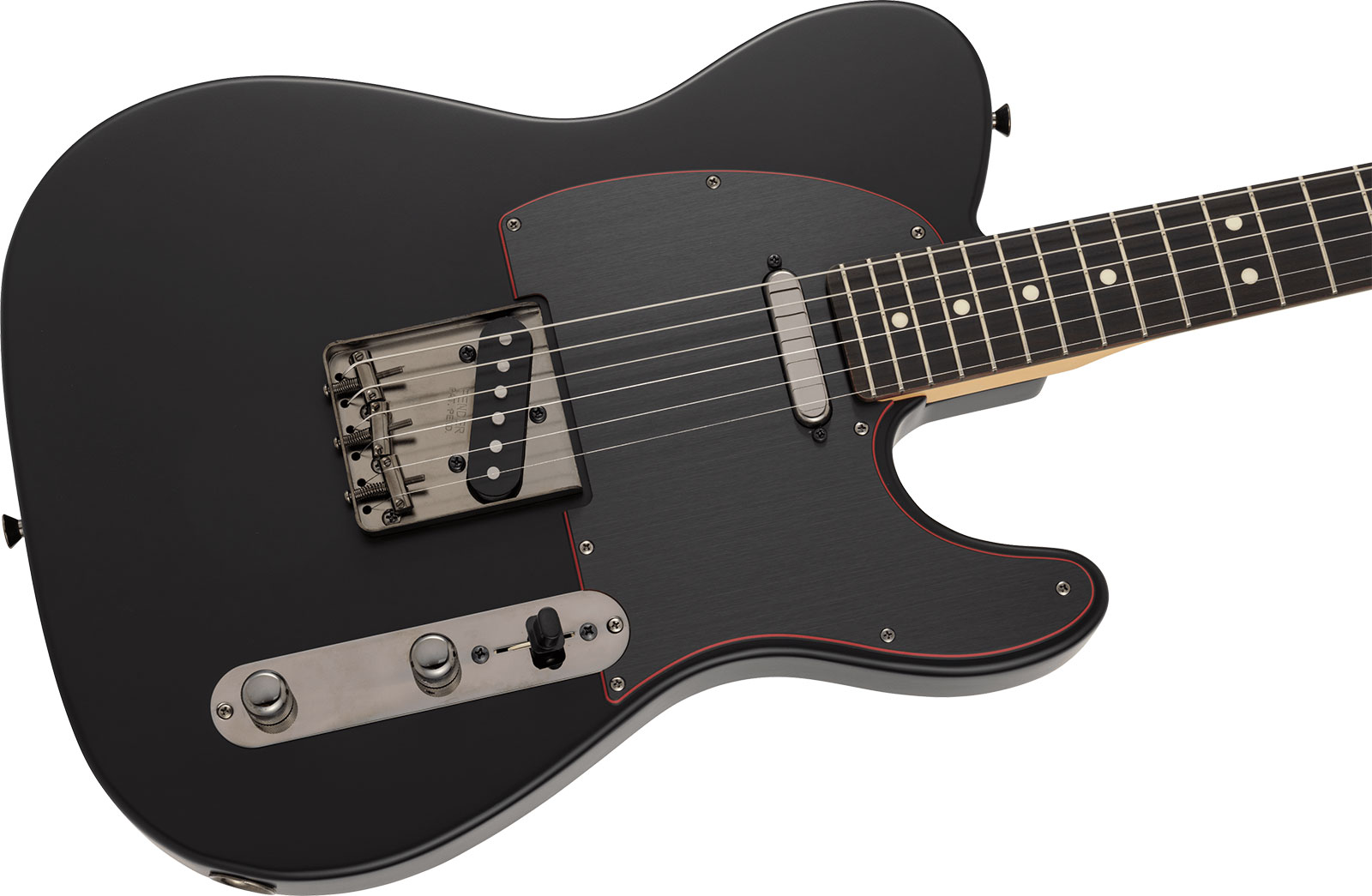 Fender Tele Hybrid Ii Mij Ltd Jap 2s Ht Rw - Black - Guitare Électrique Forme Tel - Variation 2
