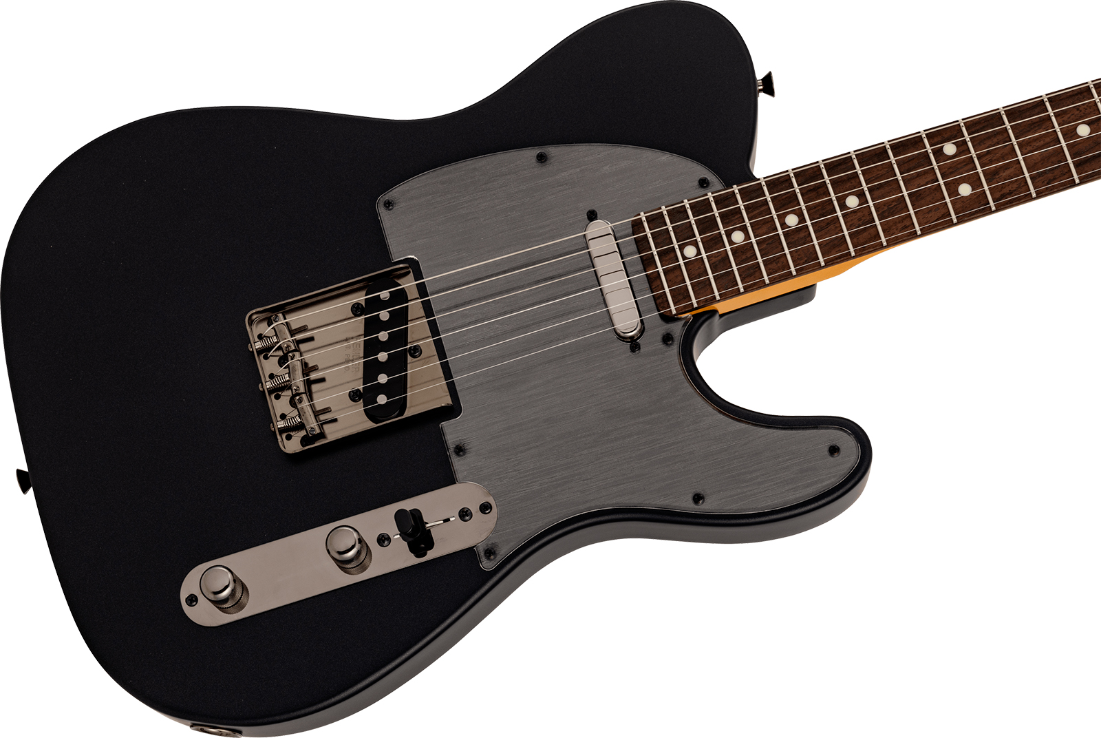 Fender Tele Hybrid Ii Mij Ltd Jap 2s Ht Rw - Matte Phantom Black - Guitare Électrique Forme Tel - Variation 2