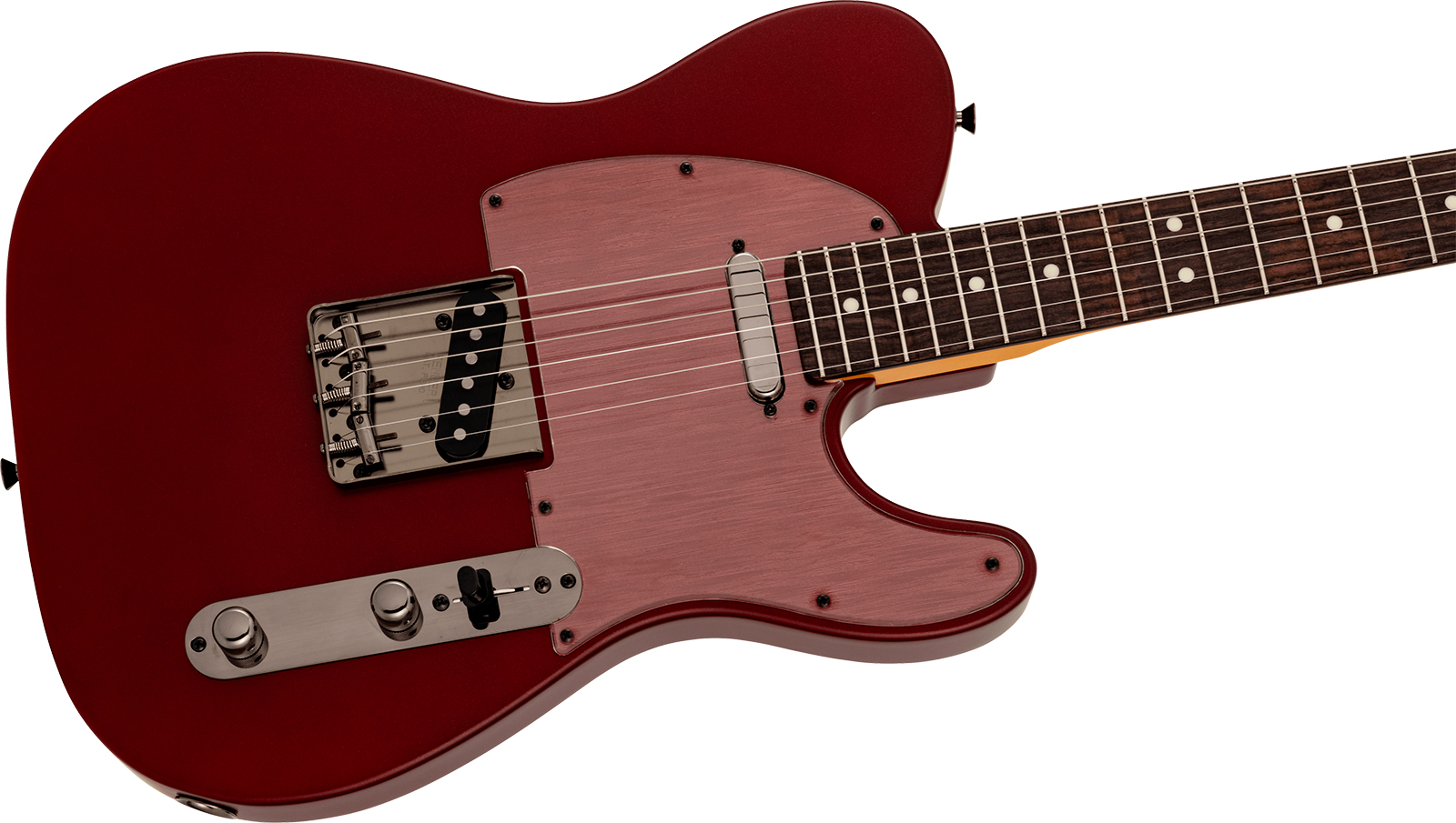 Fender Tele Hybrid Ii Mij Ltd Jap 2s Ht Rw - Matte Inferno Red - Guitare Électrique Forme Tel - Variation 2
