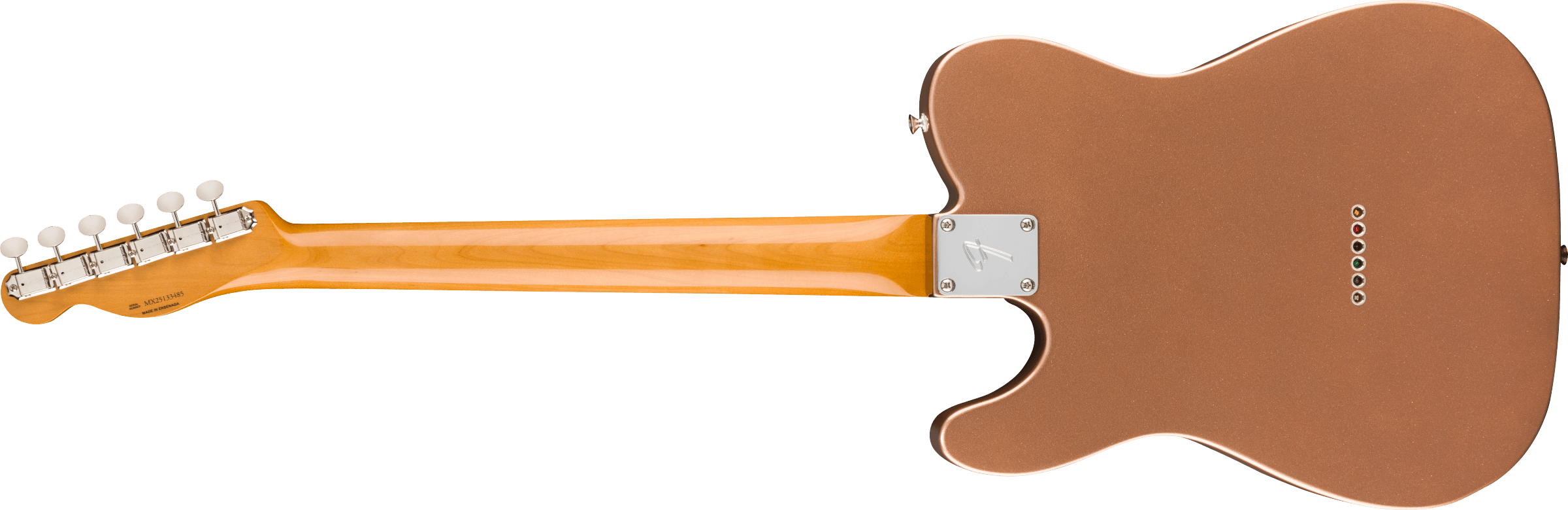 Fender Tele Mid 60s Vintera 3 Mex 2s Ht Rw - Firemist Gold - Guitare Électrique Forme Tel - Variation 1