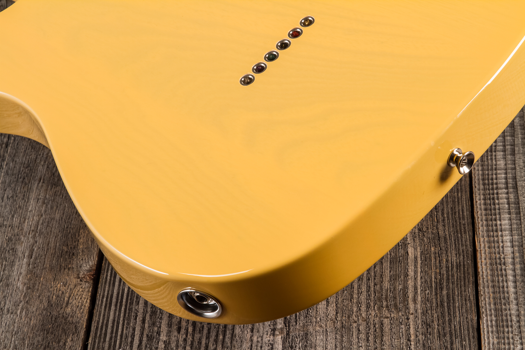 Fender Tele Nocaster 1951 Traditional Ii Jap 2s Ht Mn - Butterscotch Blonde - Guitare Électrique Forme Tel - Variation 10