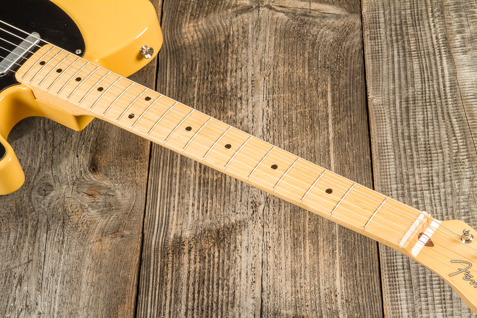 Fender Tele Nocaster 1951 Traditional Ii Jap 2s Ht Mn - Butterscotch Blonde - Guitare Électrique Forme Tel - Variation 12