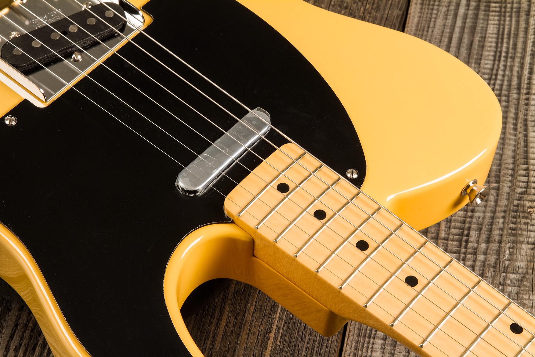Fender Tele Nocaster 1951 Traditional Ii Jap 2s Ht Mn - Butterscotch Blonde - Guitare Électrique Forme Tel - Variation 6
