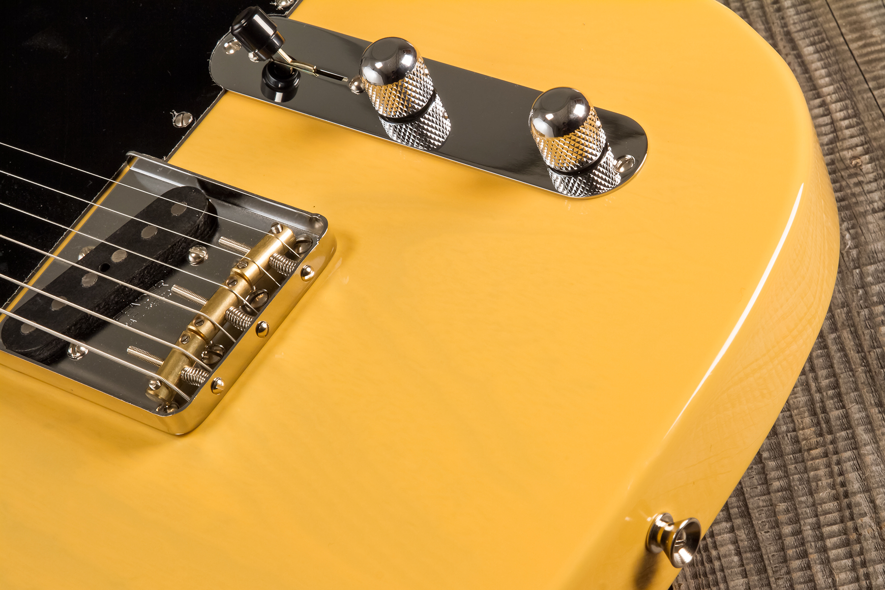 Fender Tele Nocaster 1951 Traditional Ii Jap 2s Ht Mn - Butterscotch Blonde - Guitare Électrique Forme Tel - Variation 7