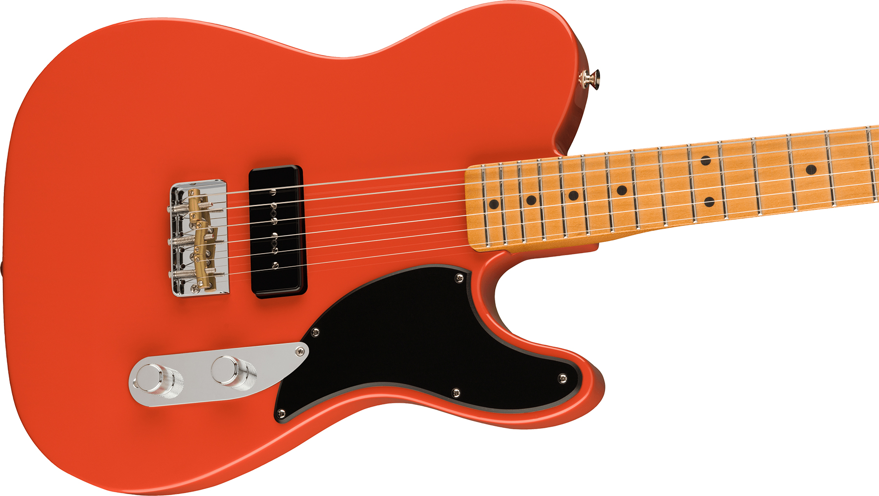 Fender Tele Noventa Mex Mn +housse - Fiesta Red - Guitare Électrique Forme Tel - Variation 2