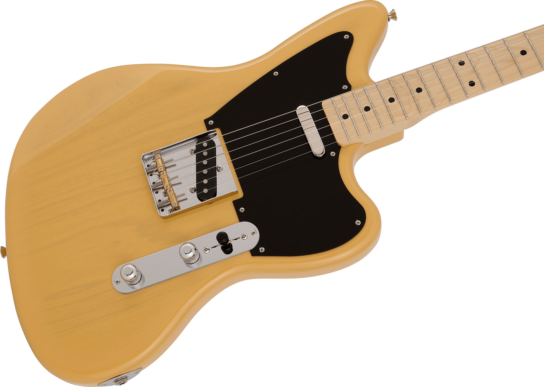 Fender Tele Offset Ltd Jap 2s Ht Mn - Butterscotch Blonde - Guitare Électrique RÉtro Rock - Variation 2
