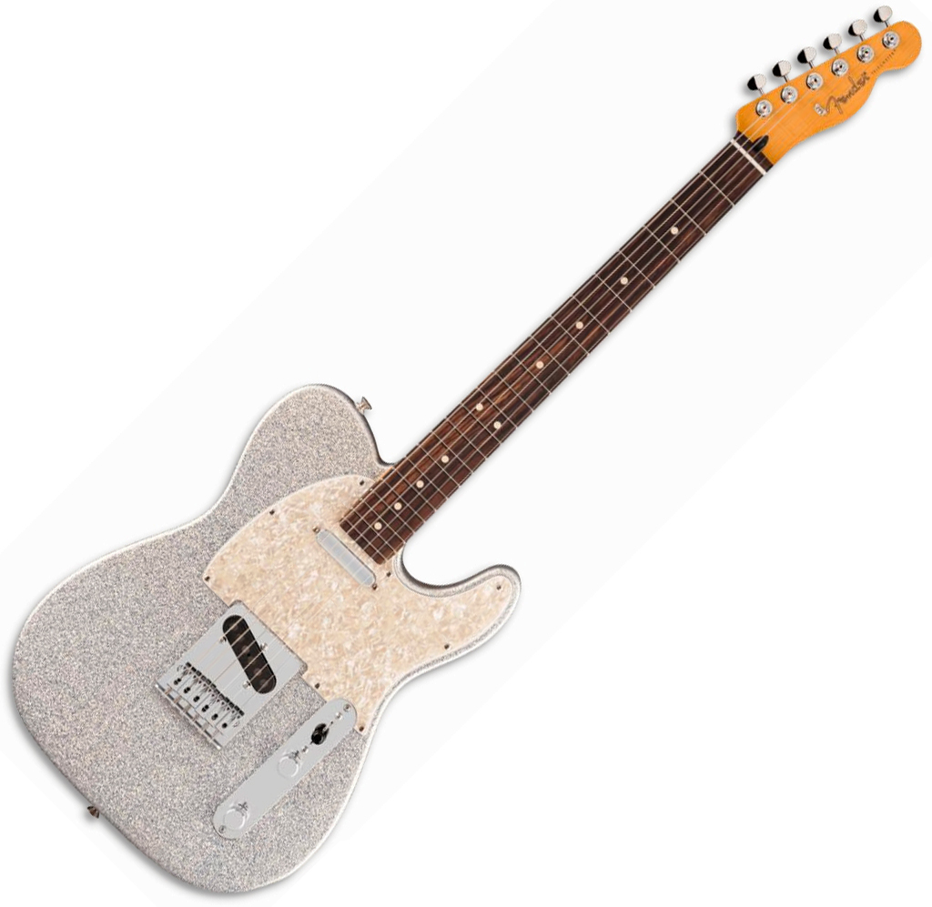 Fender Tele Player Ii 75th Ann. Mex 2s Ht Rw - Diamond Dust Sparkle - Guitare Électrique Forme Tel - Variation 1