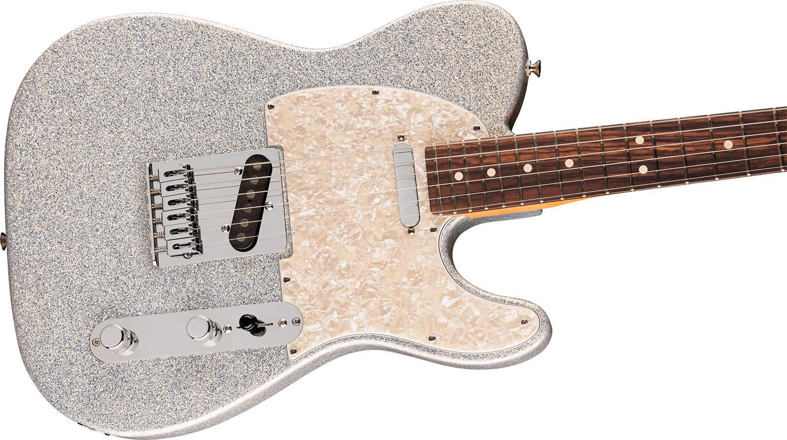Fender Tele Player Ii 75th Ann. Mex 2s Ht Rw - Diamond Dust Sparkle - Guitare Électrique Forme Tel - Variation 3