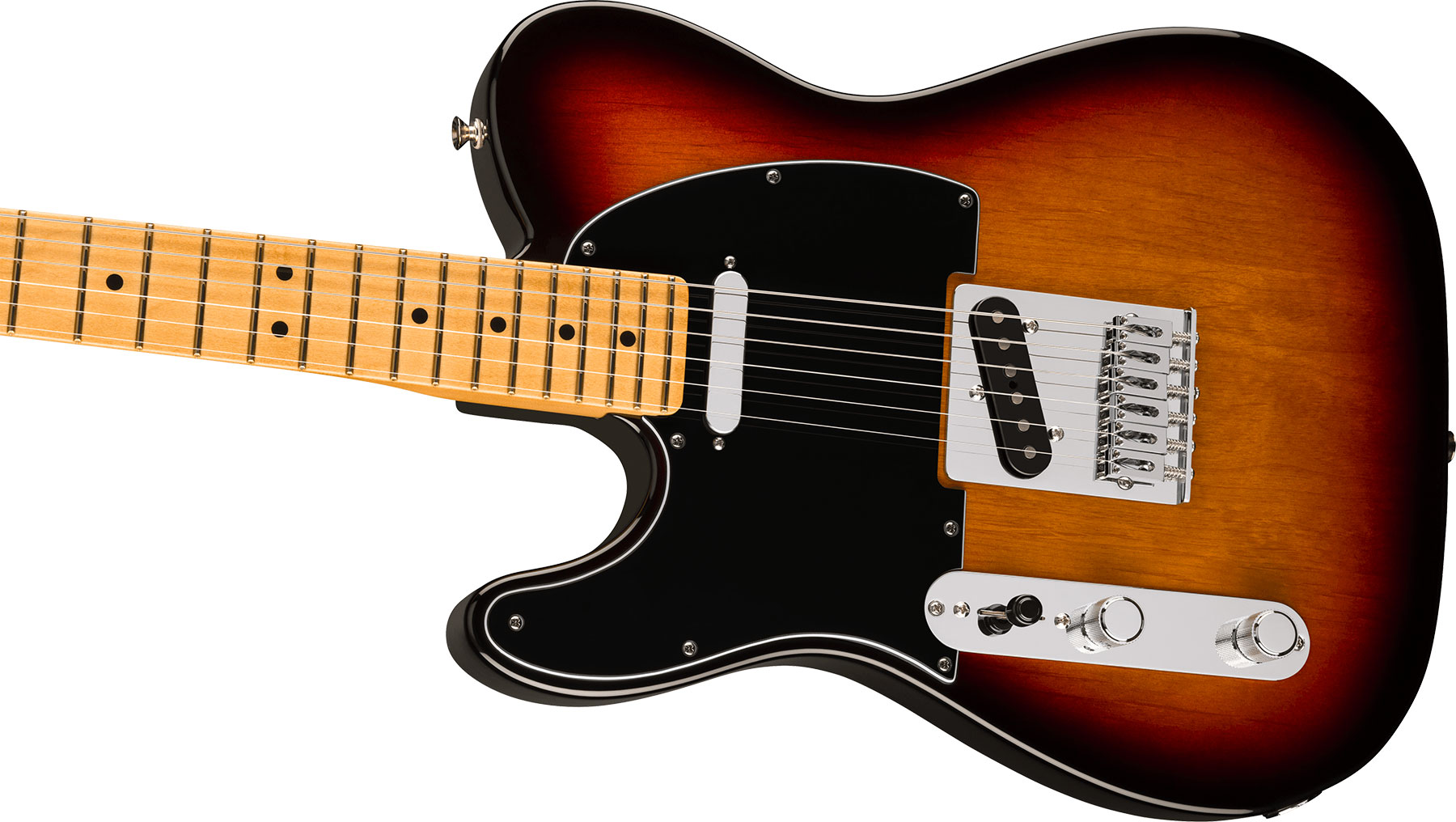 Fender Tele Player Ii Lh Mex Aulne Gaucher 2s Ht Mn - 3-color Sunburst - Guitare Électrique Forme Tel - Variation 2