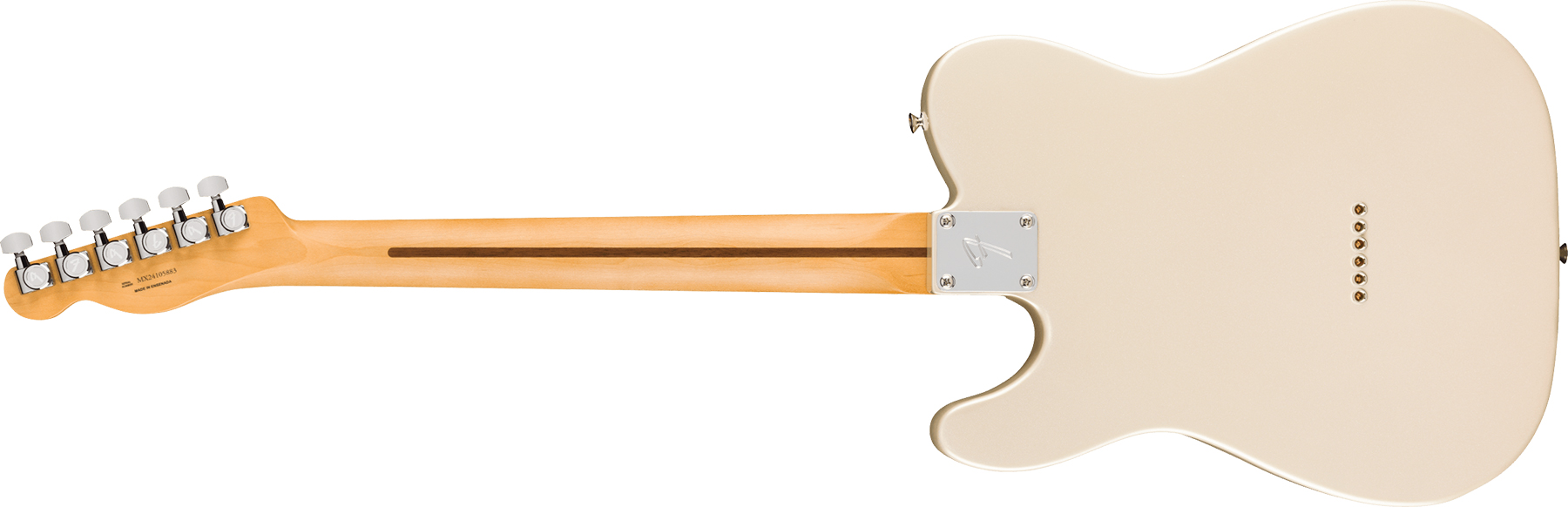 Fender Tele Player Ii Modified Mex 2s Ht Mn - Olympic Pearl - Guitare Électrique Forme Tel - Variation 1