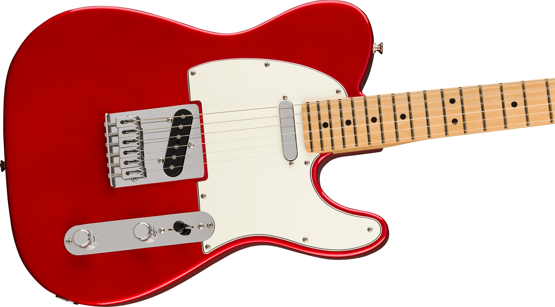 Fender Tele Player Mex 2023 2s Ht Mn - Candy Apple Red - Guitare Électrique Forme Tel - Variation 2