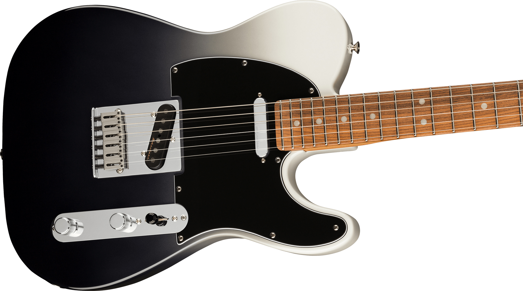 Fender Tele Player Plus Mex 2s Ht Pf - Silver Smoke - Guitare Électrique Forme Tel - Variation 2