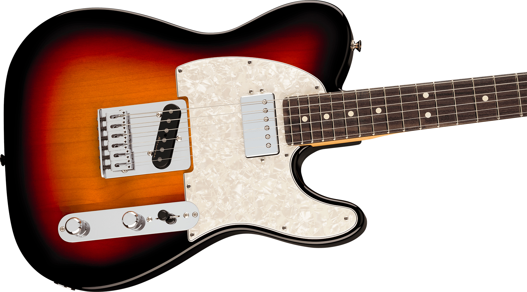 Fender Tele Sh Player Ii Modified Mex 2s Ht Rw - 3-color Sunburst - Guitare Électrique Forme Tel - Variation 2