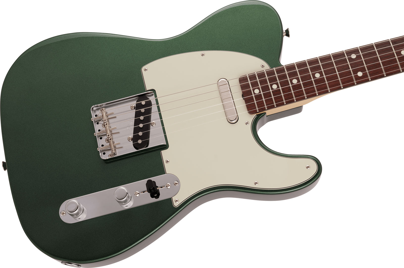 Fender Tele Traditional 60s Mij 2s Ht Rw - Aged Sherwood Green Metallic - Guitare Électrique Forme Tel - Variation 2