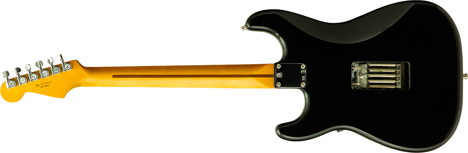 Fender Tom Morello Strat Mex Signature Hss Fr Rw #mx22308 - Black - Guitare Électrique Forme Str - Variation 1
