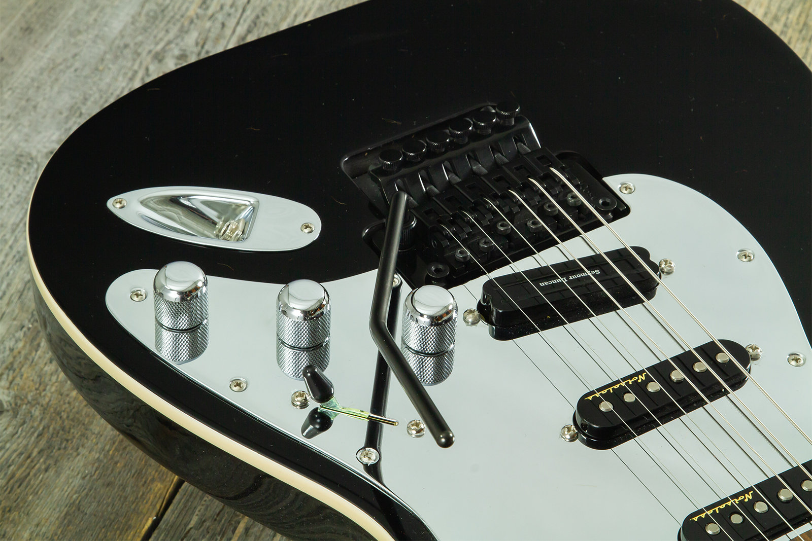 Fender Tom Morello Strat Mex Signature Hss Fr Rw #mx22308 - Black - Guitare Électrique Forme Str - Variation 3