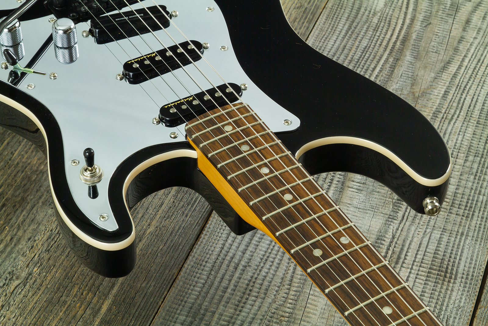 Fender Tom Morello Strat Mex Signature Hss Fr Rw #mx22308 - Black - Guitare Électrique Forme Str - Variation 7