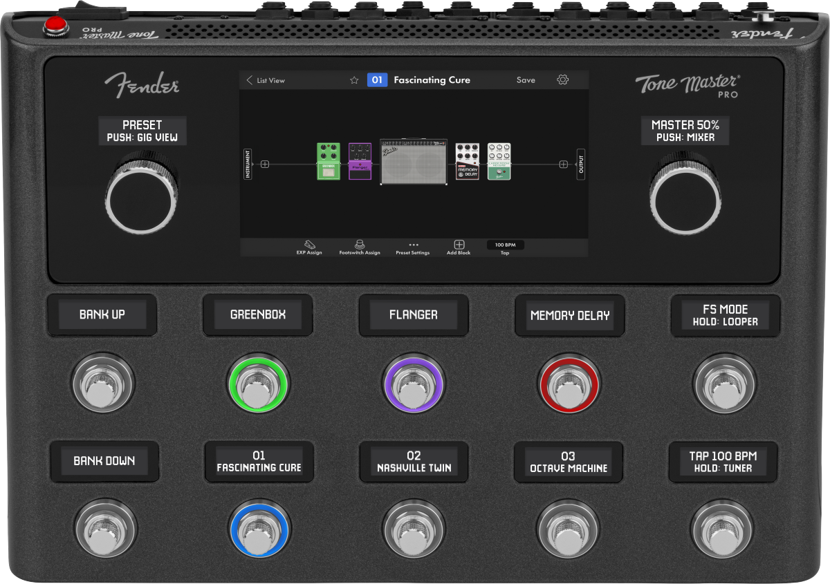 Fender Tone Master Pro Guitar Processor - Simulation ModÉlisation Ampli Guitare - Variation 1