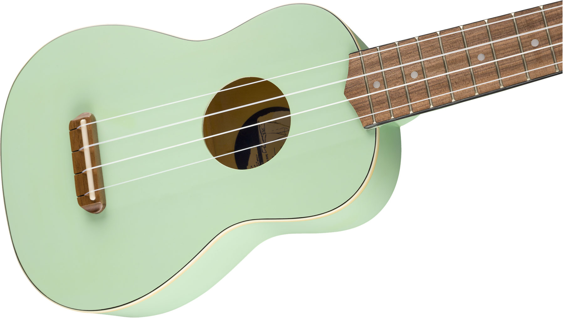 Fender Venice Soprano Uke California Coast Wal - Surf Green - UkulÉlÉ - Variation 2