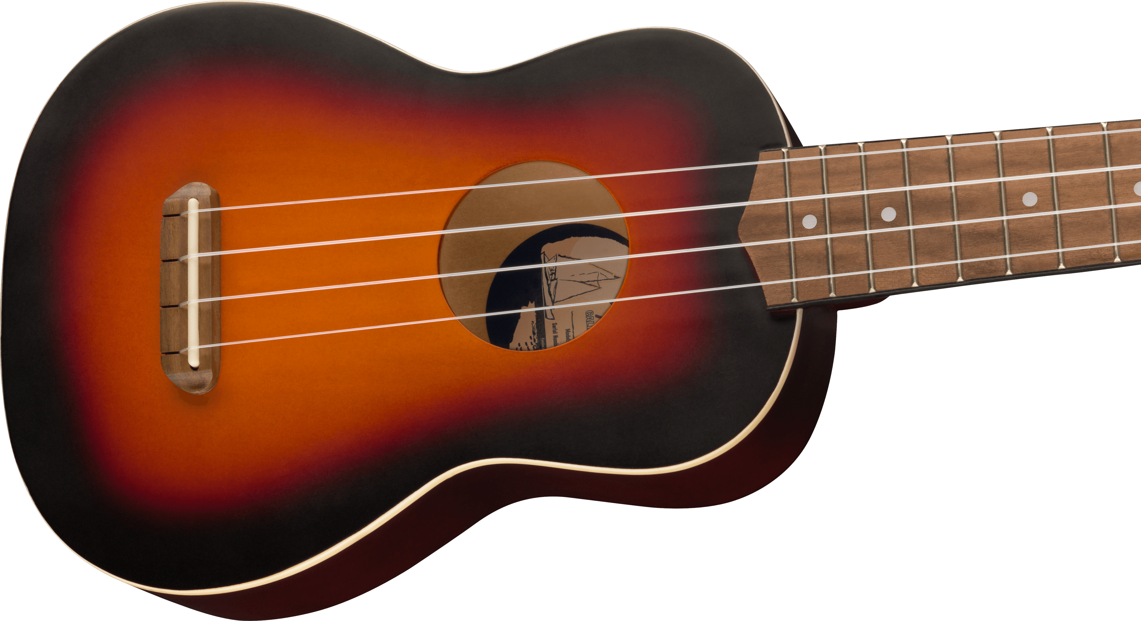 Fender Venice Soprano Uke California Coast Nato Wal - 2-color Sunburst - UkulÉlÉ - Variation 2