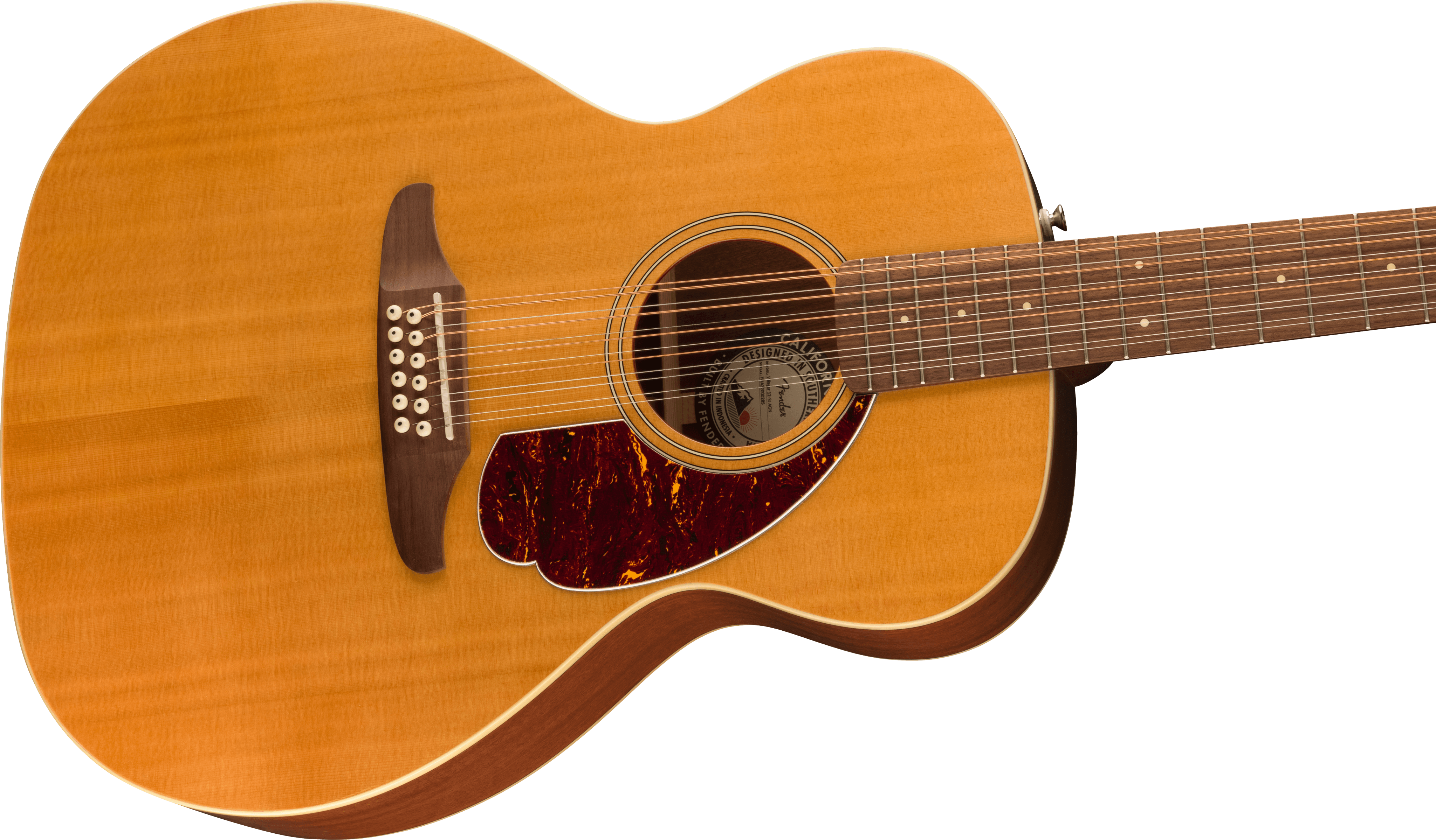 Fender Villager 12 De Epicea Sapelle Wal - Natural - Guitare Electro Acoustique - Variation 2