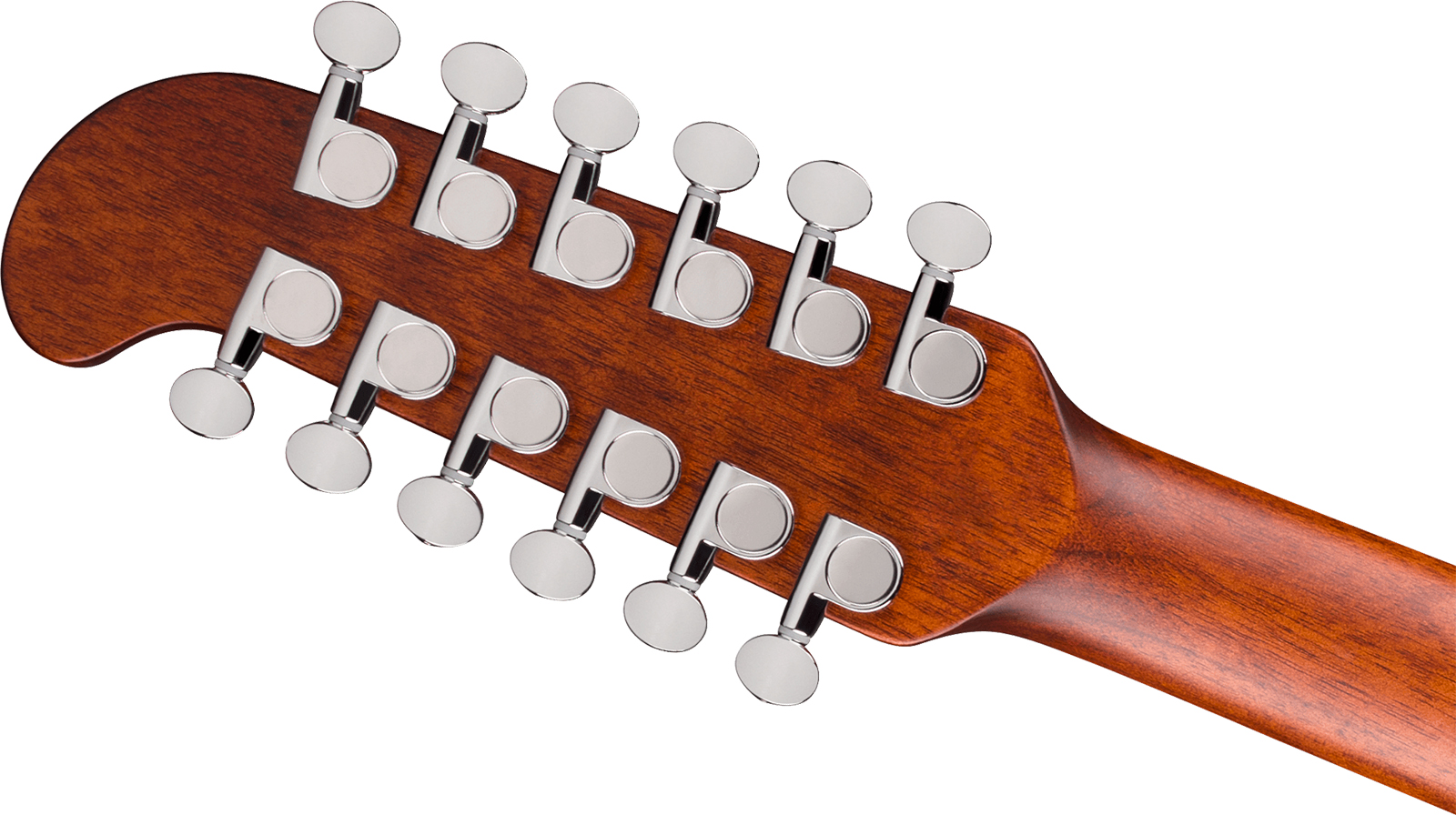 Fender Villager Deluxe E California Orchestra Om 12c Shsc Epicea Acajou Noy - Black - Guitare Folk - Variation 5