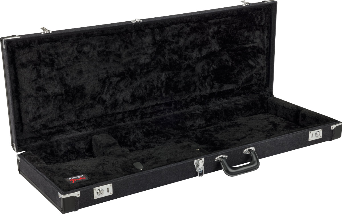 Fender X Wrangler Denim Strat/tele Electric Guitar Case Bois Black - Etui Guitare Électrique - Variation 1