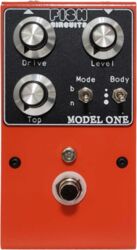 Pédale overdrive / distortion / fuzz Fish circuits MODEL ONE OVERDRIVE ORANGE
