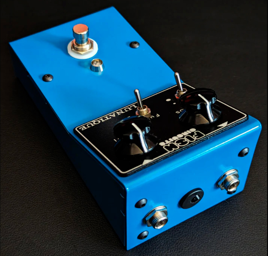 Fish Circuits Lunatique Fuzz Bleue - PÉdale Overdrive / Distortion / Fuzz - Variation 2