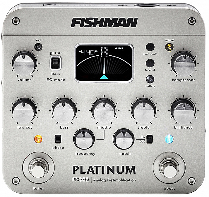 Fishman Platinum Pro Eq/di Analog Preamp - Preampli Acoustique - Main picture
