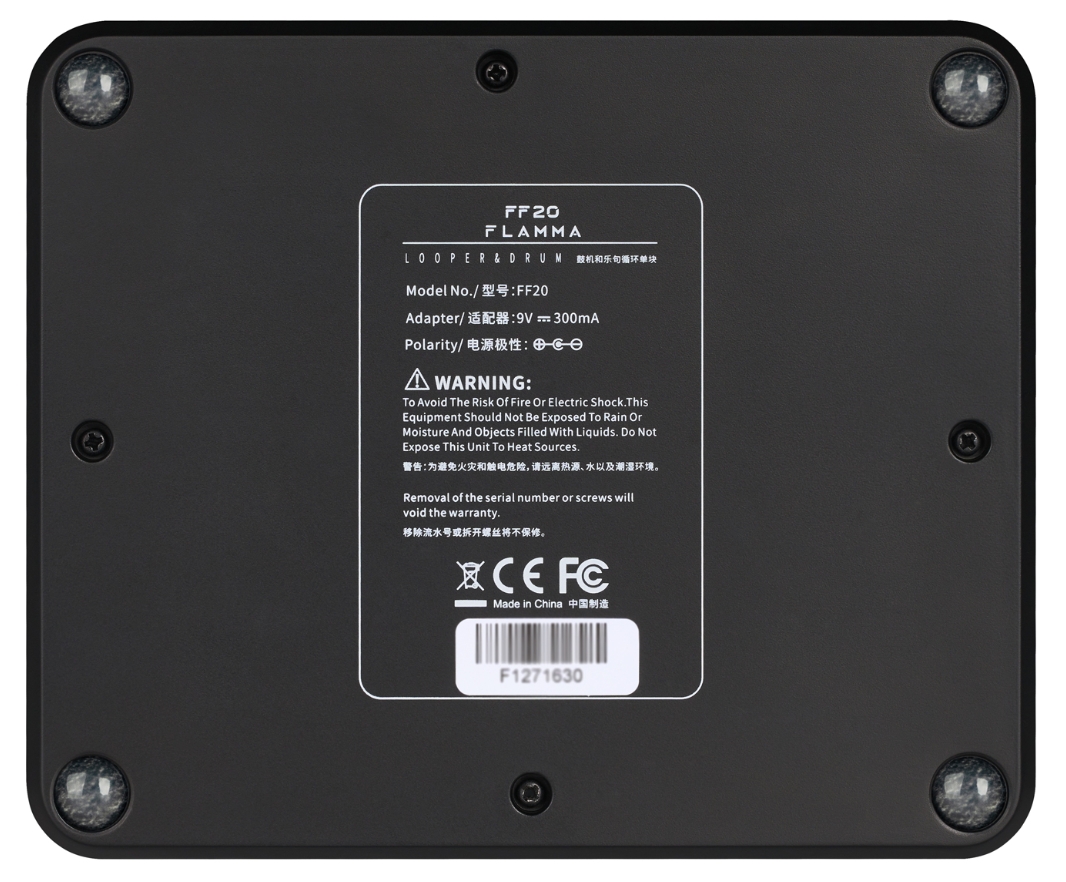 Flamma Ff20 Looper & Drum Machine Orange - PÉdale Looper - Variation 4