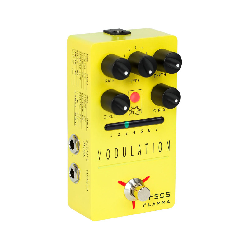 Flamma Fs05 Modulation - PÉdale Chorus / Flanger / Phaser / Tremolo - Variation 1