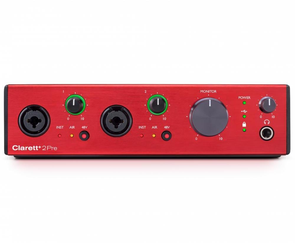 Carte son usb Focusrite Clarett + 2 Pre